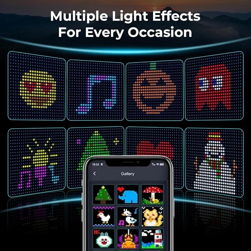 Smart DIY Pattern LED Curtain Fairy Lights