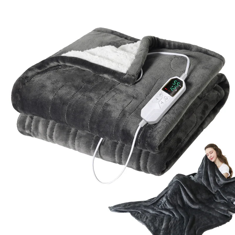 Heated Flannel Blanket with Smart Temperature Control