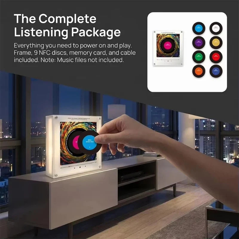 NFC Song Fridge Magnet Lamp Touch Play Music