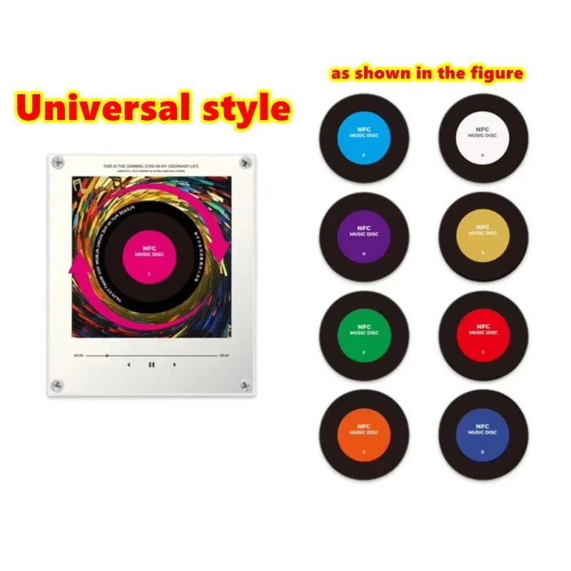 NFC Song Fridge Magnet Lamp Touch Play Music