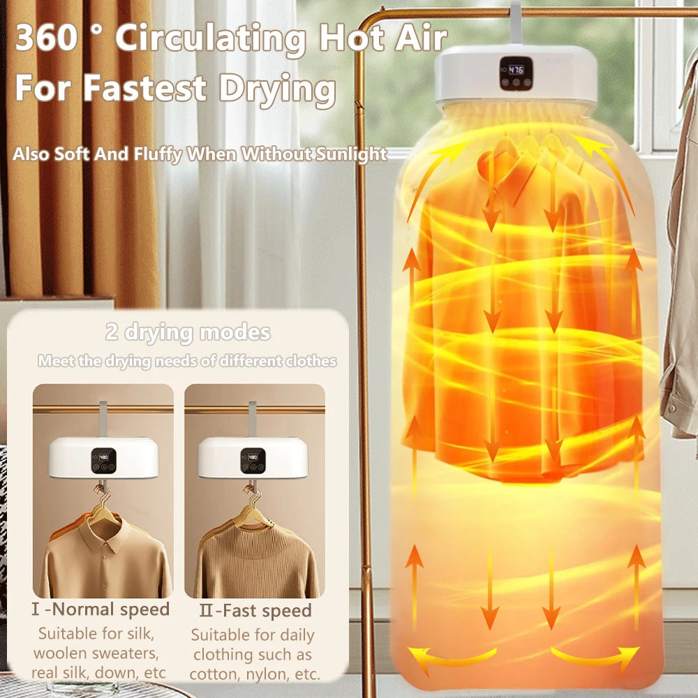 Portable UV Clothes Dryer & Wardrobe Heater