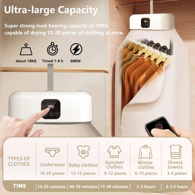 Portable UV Clothes Dryer & Wardrobe Heater