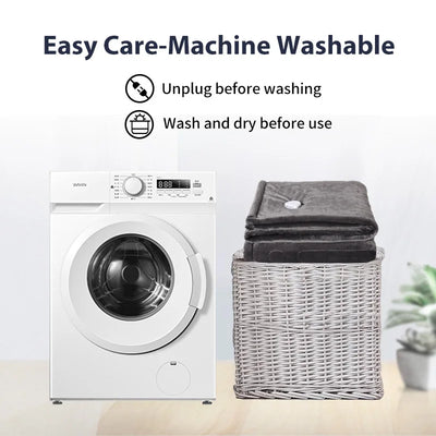 Heated Flannel Blanket with Smart Temperature Control