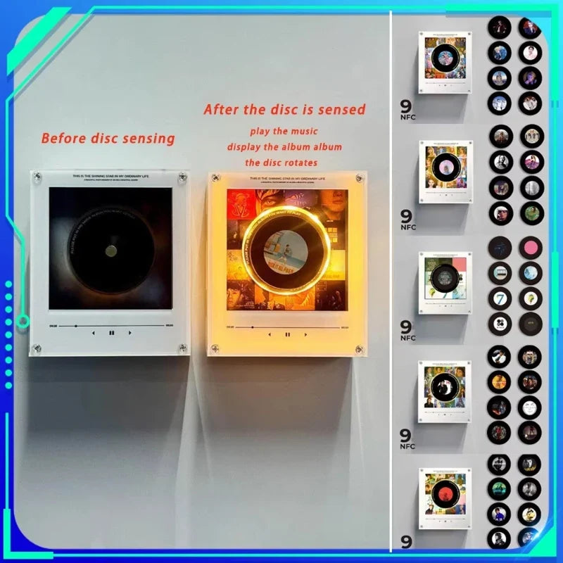 NFC Song Fridge Magnet Lamp Touch Play Music